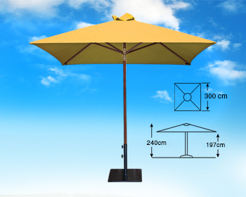 Teak-Parasol-Square